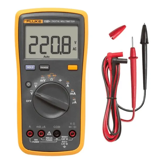 Multímetro Digital Portátil Cat Ii 1000 V 15b+ Fluke