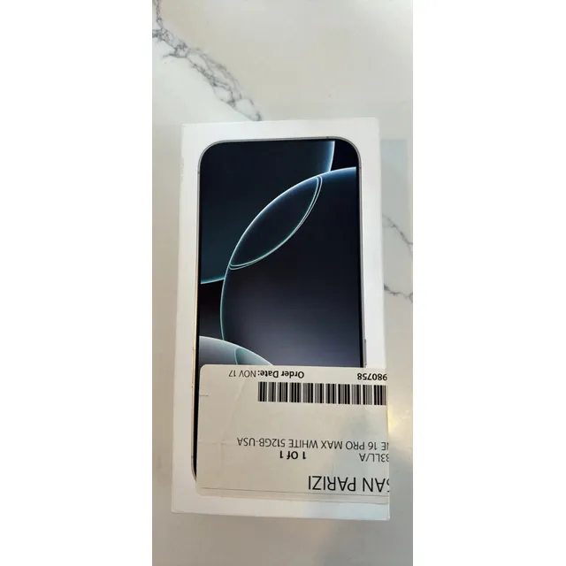 Apple iPhone 16 Pro Max - 512 Gb - White Titanium (unlocked)