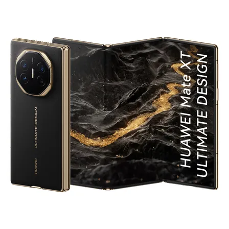 Smartphone Huawei Mate Xt Ultimate Design Celular 16gb+1tb Design Super Fino Com Três Dobras Tela Huawei X-true De Alta Resolução De 10,2 Polegadas Câmera Xmage De Ultra Abertura Preto