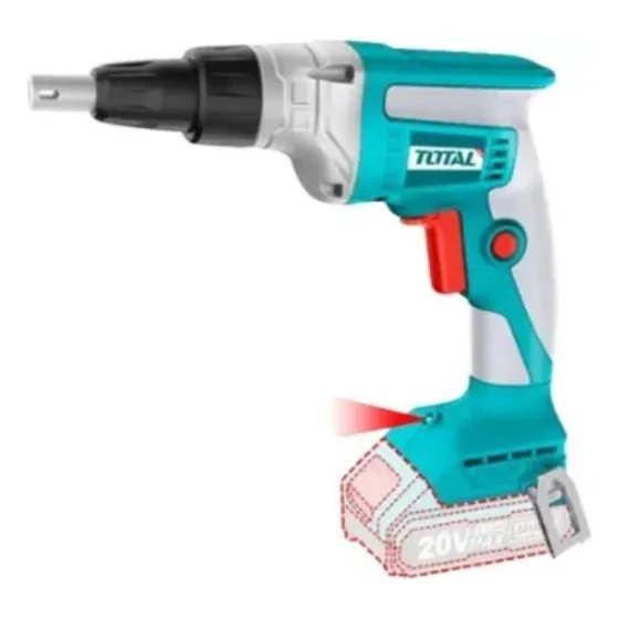 Atornillador Para Yeso S/carbones + Bateria + Cargador Total Color Turquesa Frecuencia 50 60 Hz