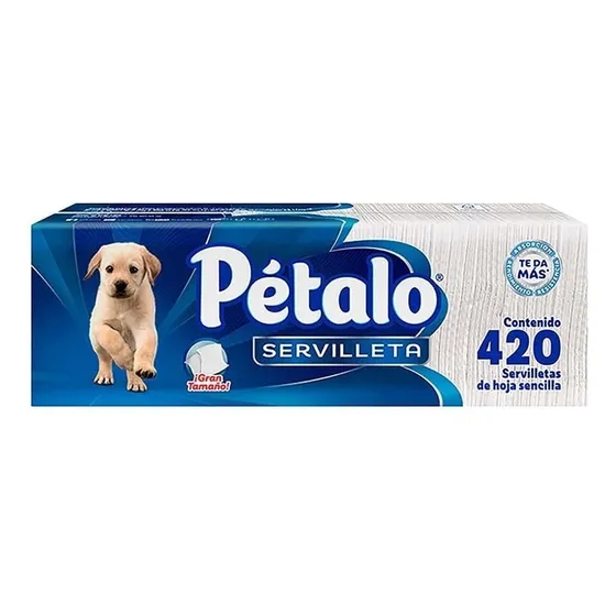 Servilletas Pétalo Hoja Sencilla 420 Piezas