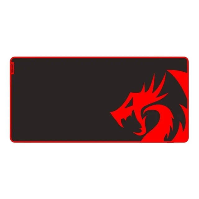 Mouse Pad gamer Redragon Kunlun P006 de goma l 42cm x 88cm x 4mm negro/rojo