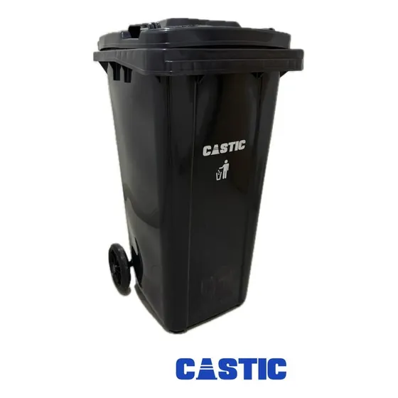 Contenedor De Basura Con Ruedas 100l Pipote Castic