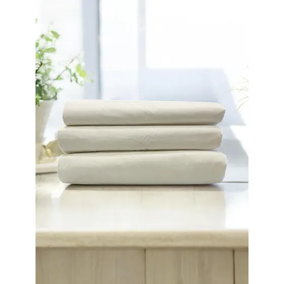 Sabana Plana Queen Percal Blanca- Outlet Hotelera -g&d