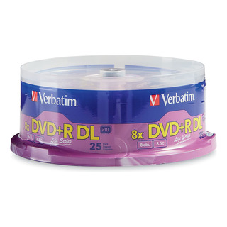 Dvd+r Dl De Doble Capa, 8,5 Gb, 8x Verbatim Lifeseries, 25 U Dvd+r Dl De Doble Capa, 8,5 Gb, 8x Verbatim Lifeseries, 25 U