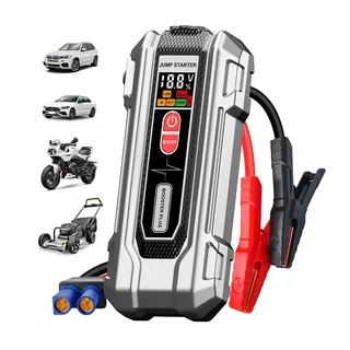 Arrancador De Batería De Coche Portátil 3000a With Screen For Automóvil Motocicleta Camioneta Cortacésped Todoterreno Suv Autobús