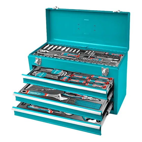 Caja Porta Herramientas 132 Piezas Box Metálica Grande Total