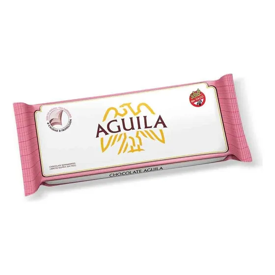 Chocolate Semi Amargo Para Taza Aguila 100 Gr Sin Gluten