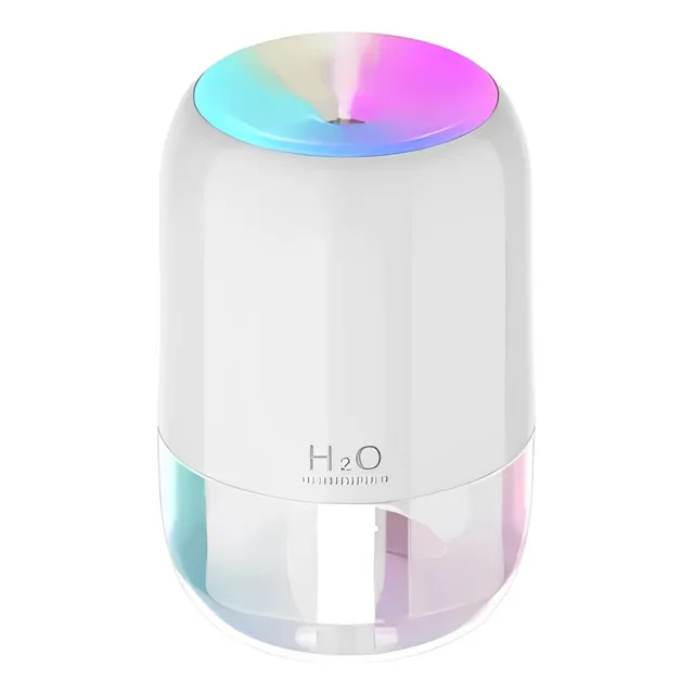 Humidificador Difusor De Aire Aromatizador Luz Led Carga Usb