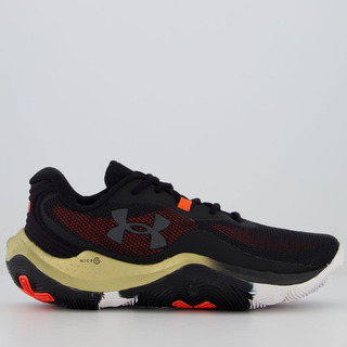 TĂȘnis Under Armour Buzzer 2 Preto E Dourado TĂȘnis Under Armour Buzzer 2 Preto E Dourado