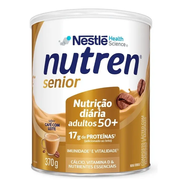 Nutren Senior Café C/ Leite Suplemento Alimentar Lata 370g