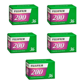 Fujifilm Película Rollo Fujicolor C200 36 Exp Iso 200 5 Pzas Fujifilm Película Rollo Fujicolor C200 36 Exp Iso 200 5 Pzas