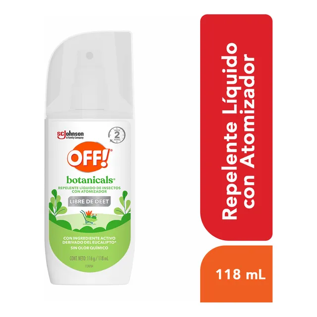 Repelente de Mosquitos Spray OFF Botanicals 118 ml