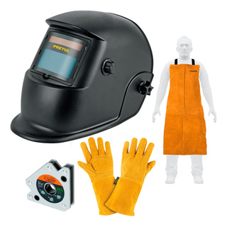Careta Electrónica P/soldar Con Escuadra Y Kit De Protección Careta Electrónica P/soldar Con Escuadra Y Kit De Protección