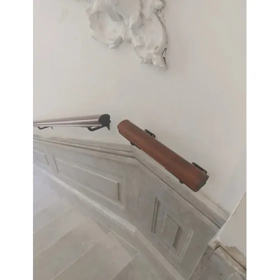 Pasamanos De Madera Para Escaleras A Medidas Nogal