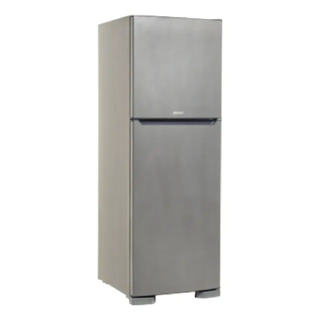 Heladera 2 Ptas Con Freez. Bk2f2121 450lt Gris Plata Briket Color Plateado