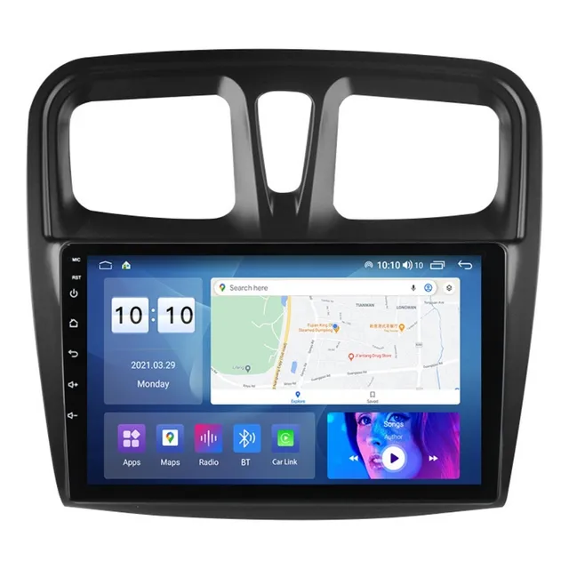 Zk 8+128gb Auto Estéreo Para Renault Dacia Logan 2 Sandero