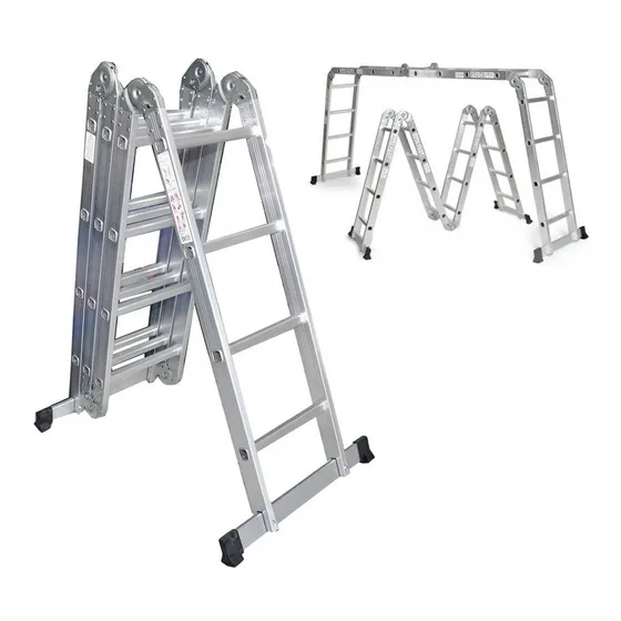 Escalera 4.7mtrs De Aluminio Multifuncional Lh1671