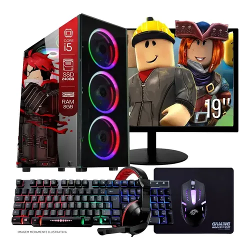 Computador Desktop Intel Core I5 6400 8gb Ddr4 Ssd 240gb
