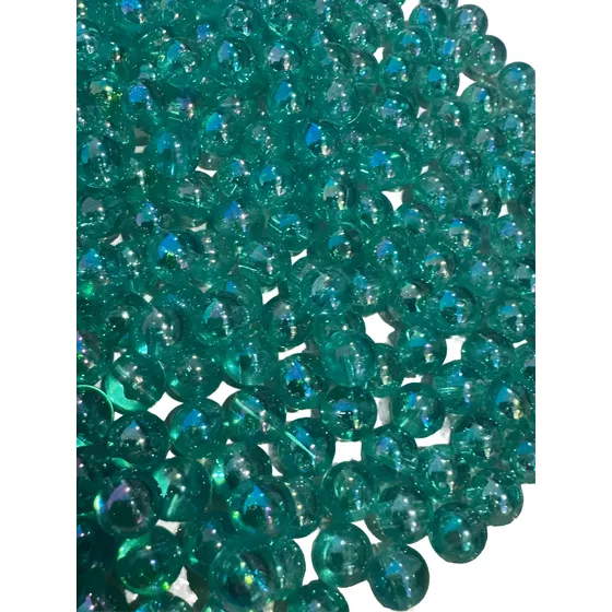 Perlas Tornasolada Pasante  8 Mm Verde 1850 Aprox.