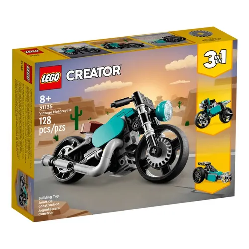 Lego® Creator: Moto Clásica - Lego Cantidad De Piezas 128