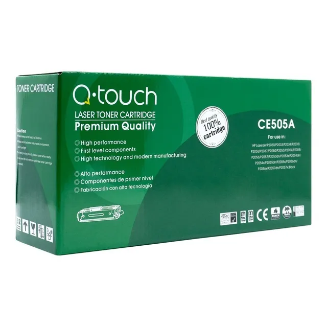 Toner Laser Q-touch Ce505a Negro Compatible Hp Laserjet