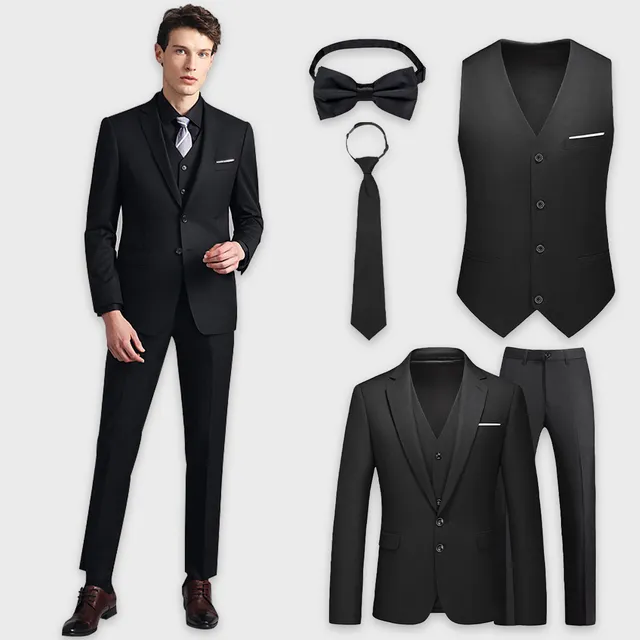 Traje De Negocios 5 Piezas Traje Casual Para Hombre