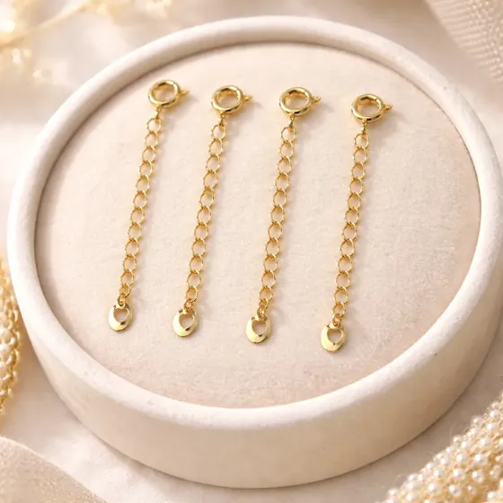 Extensor De Corrente Pulseira Colar Alongador Kit Com 4 — foto 2