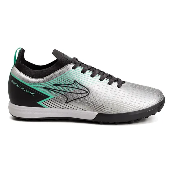 Botines De Fútbol Para Hombre Stingray Color Plata Topper