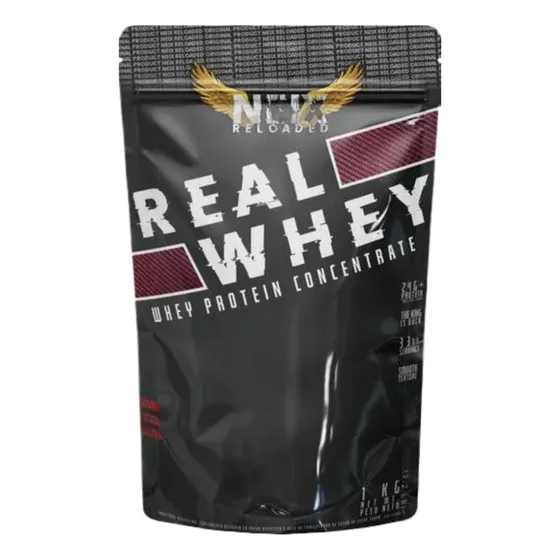 Suplemento En Polvo Whey Protein Concentrate Real Neix Reload 1 Kg Sabor Chocolate