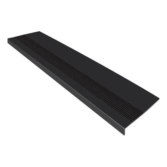 Grada Goma Estriada 5mm X 121cm X 32cm - Negro