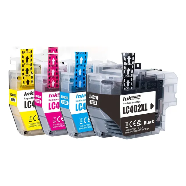 Kit 4 Piezas Cartuchos Genérico Lc402 Xl Alternativo 64 Ml