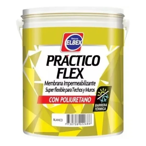 Práctico Flex Elbex Poliuretánica Exelente Calidad 4 Lts 