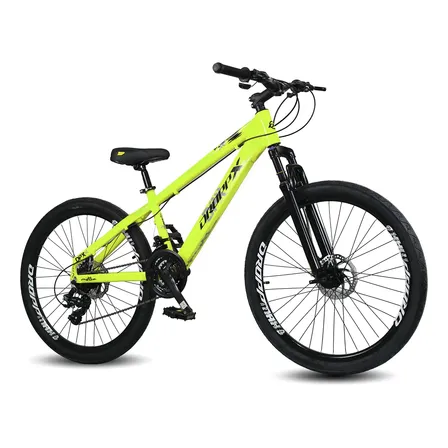 Bicicleta Aro 26 Dropp Freeride 21 Vel Freio A Disco Vikingx Amarelo 13.5