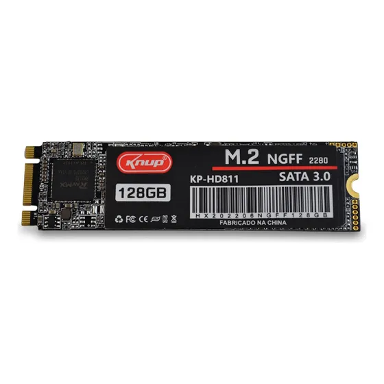 Disco Solido Hd Ssd Interno Ngff Sata 3.0 512gb M2 Ultra Cor Preto
