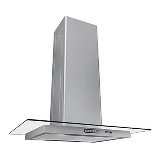 Coifa Ilha Vidro Reto Inox 75cm - Fogatti Cor Prateado Coifa Ilha Vidro Reto Inox 75cm - Fogatti Cor Prateado