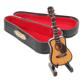 1 Juego De Miniguitarras Decorativas De Madera, Modelo De Gu 1 Juego De Miniguitarras Decorativas De Madera, Modelo De Gu