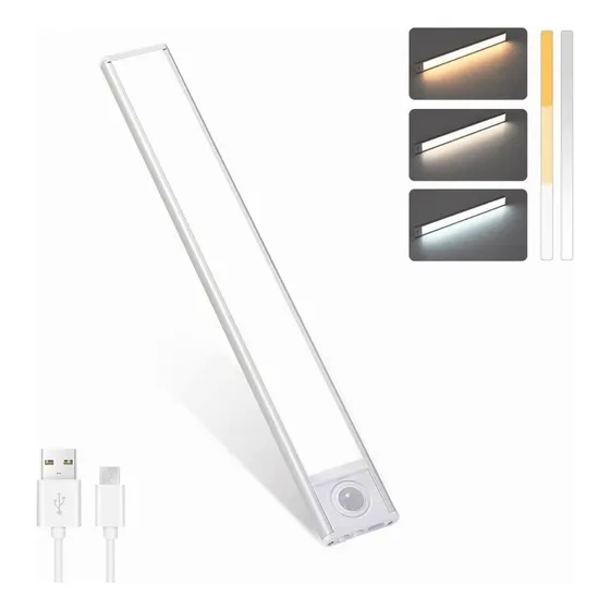 Luz Clóset Barra Con Sensor Movimiento 30cm Armario Lámpara