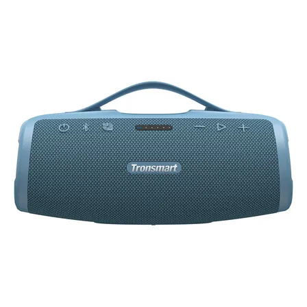 Bocina Bluetooth Tronsmart Mirtune S100 50w Portable Tws 20 Horas De Reporducción Funciona Con App Ipx7 Aprueba De Agua Aux-in Micro Sd Tf Card Usb Azul