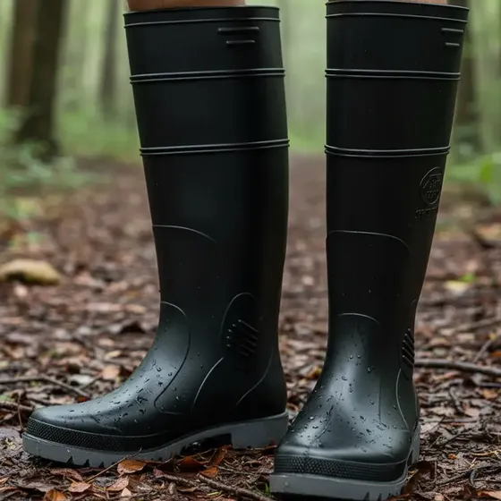 Bota Calfor Pampeana Industrial Pvc Caña Alta Trabajo Campo
