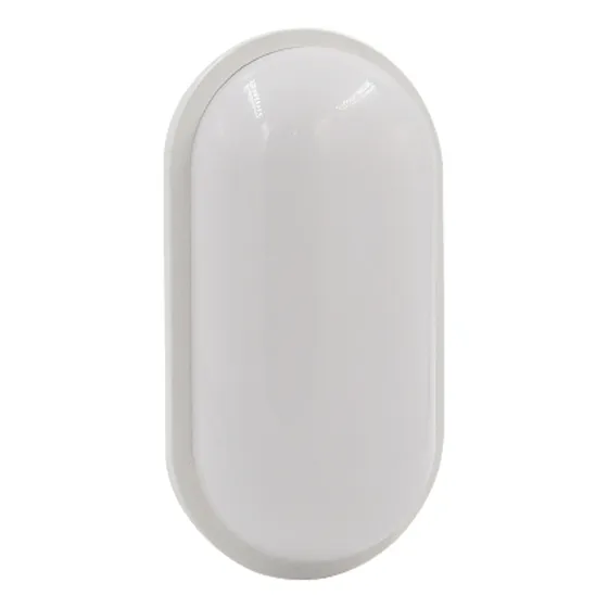 Lampara Vapoleta Led Ovalada 20w Luz Blanca Y Calida