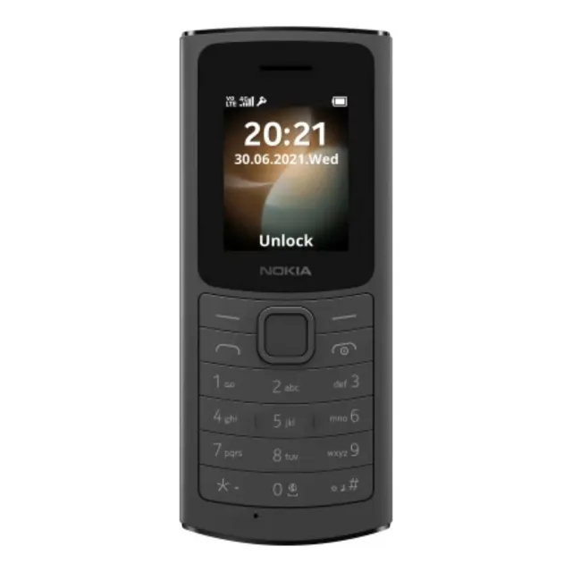 Nokia 110 4G Dual SIM 128 MB negro 48 MB RAM