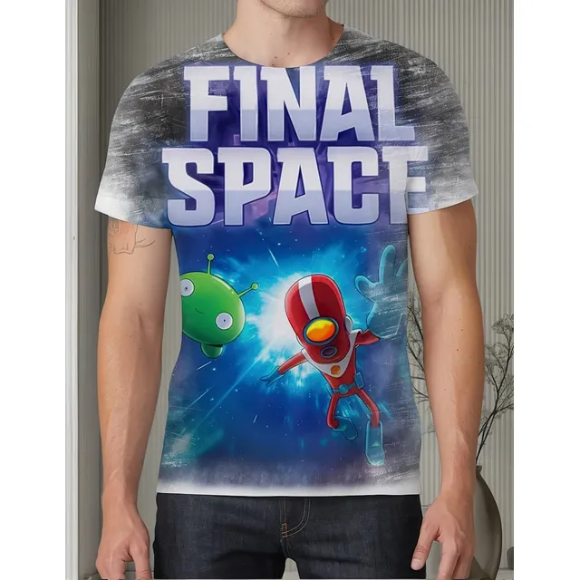 Camiseta Camisa Final Space Série Animada Infantil Filme 06