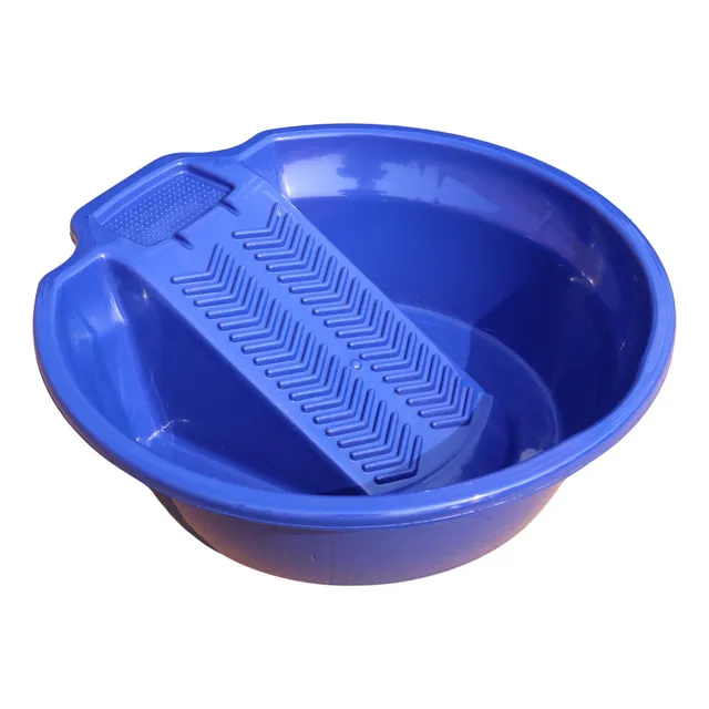 Lavadero Portatil Plastico Ropa Tina Kusuka 16 Litros Color Azul