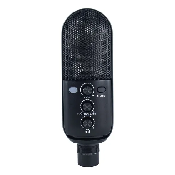 Microfone Condenser Usb Kadosh Kme-3 Estudio Gravação Gamer Cor Preto