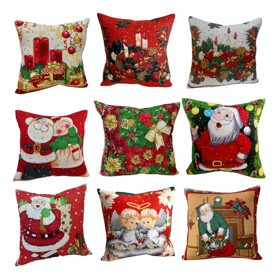 Forro O Funda Para Cojin Navideño- Varios Modelos