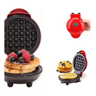 Mini Waflera Wafflera Antiadherente Portatil Desayuno Viaje Mini Waflera Wafflera Antiadherente Portatil Desayuno Viaje