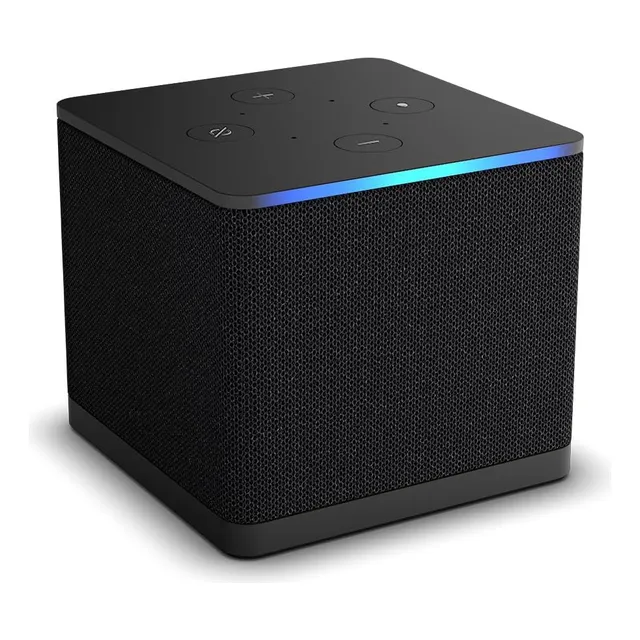 Amazon Fire TV Cube Dispositivo control por voz con Alexa Tipo de control remoto De voz Color Negro