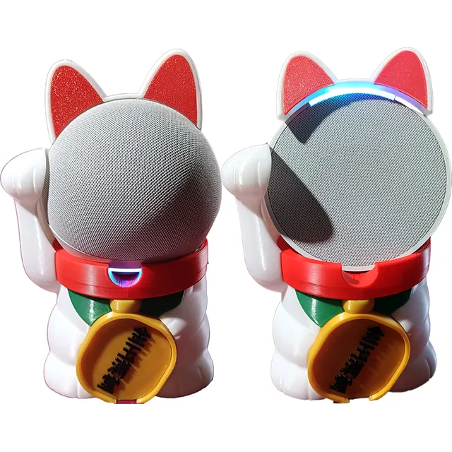 Base Soporte Alexa Maneki-neko Gato Echo Dot 4 5 Echo Pop