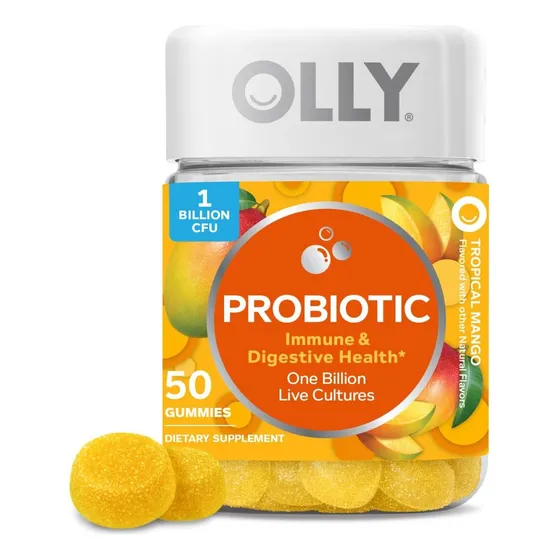 Suplementos Gomitas De Probióticos Con 50 Unidades Olly